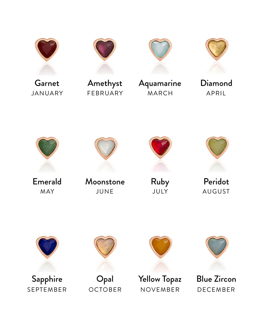 Birthstone Name Necklace (Rose Gold) - Image 4