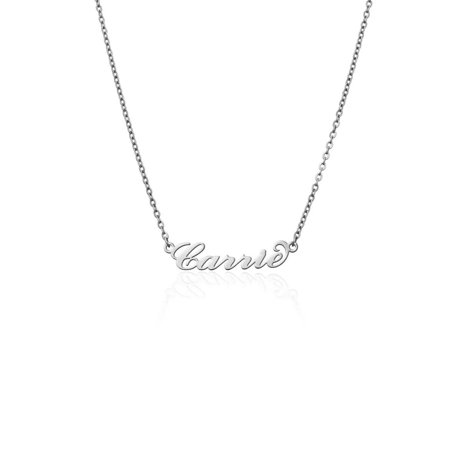 Carrie Name Necklace (Silver) - Image 6