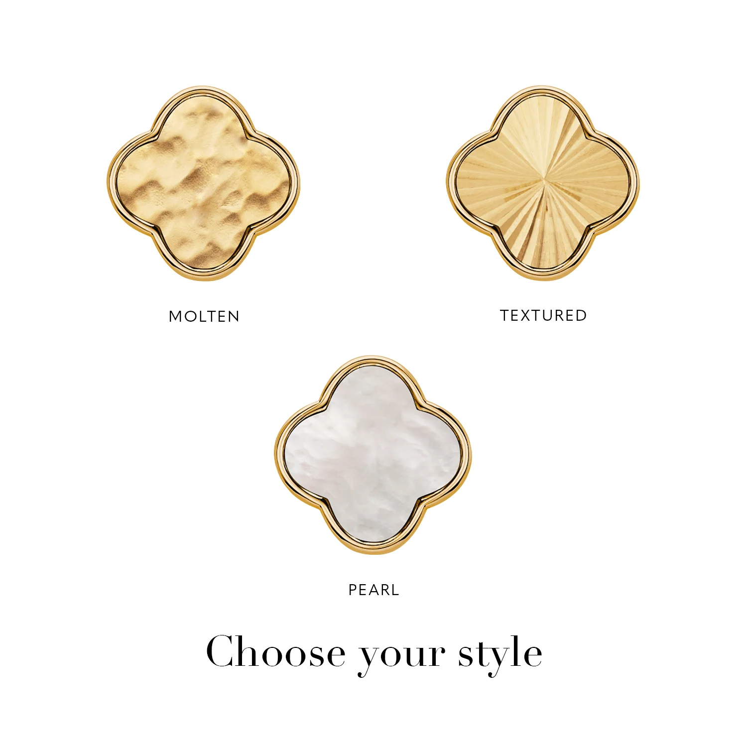 Clover Custom Name Bracelet (Gold) - Image 9