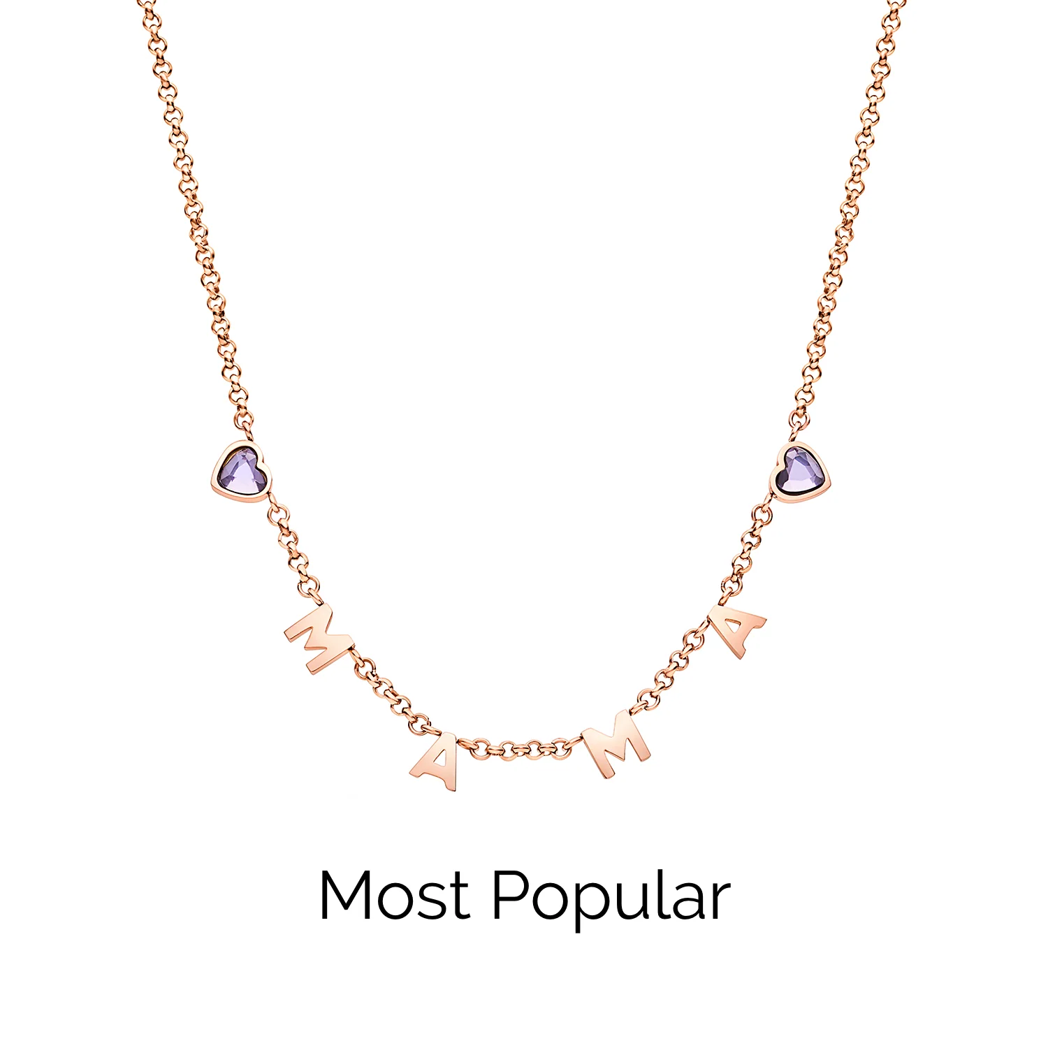 Made Mine Name Necklace (Rose Gold) - Image 11