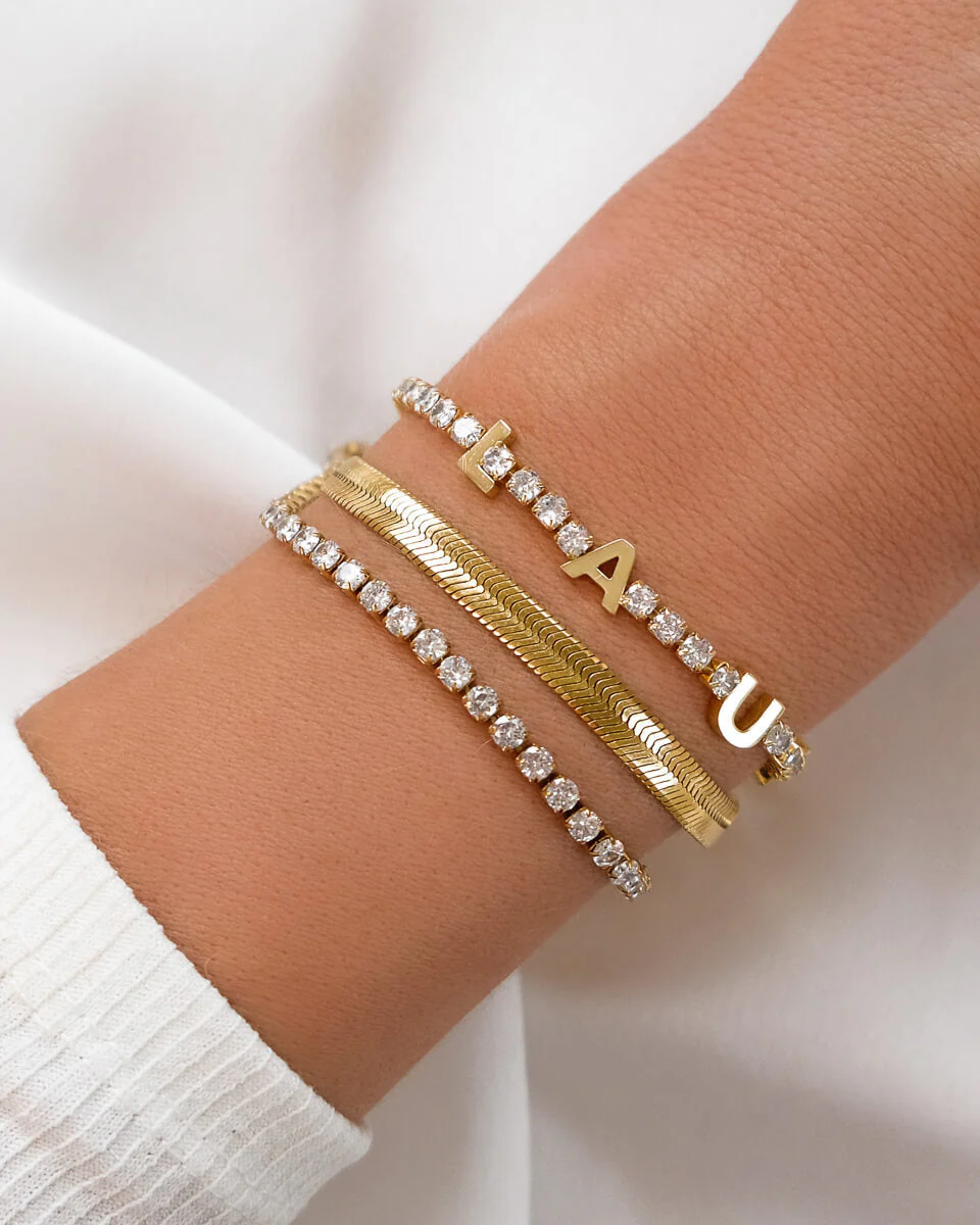 Custom Tennis Name Set (Gold) - Image 5