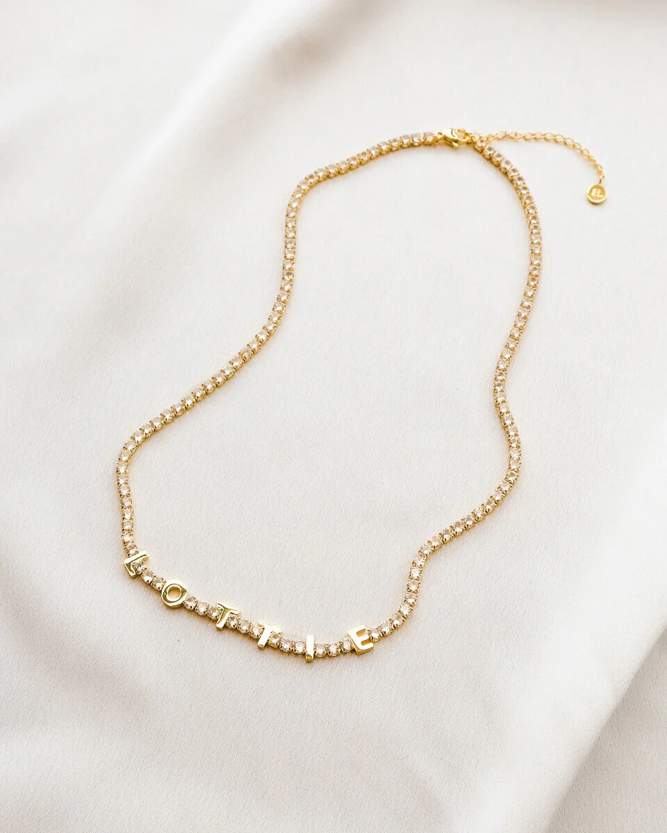 Custom Tennis Name Set (Gold) - Image 6