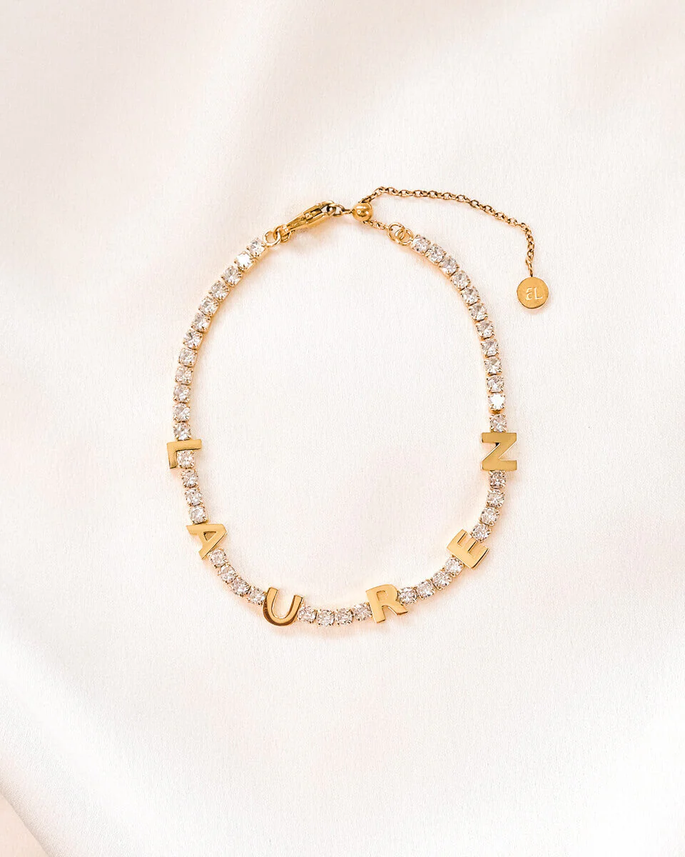 Custom Tennis Name Set (Gold) - Image 7