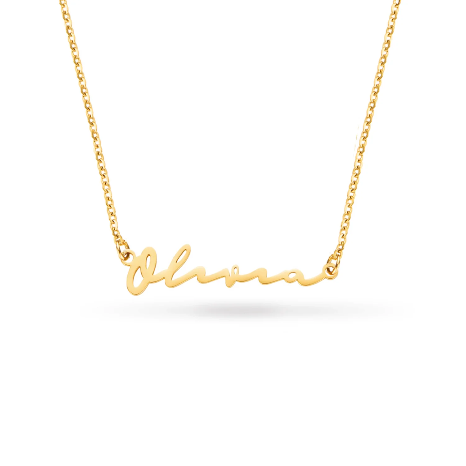 Fine Signature Name Necklace (Gold) - Image 12