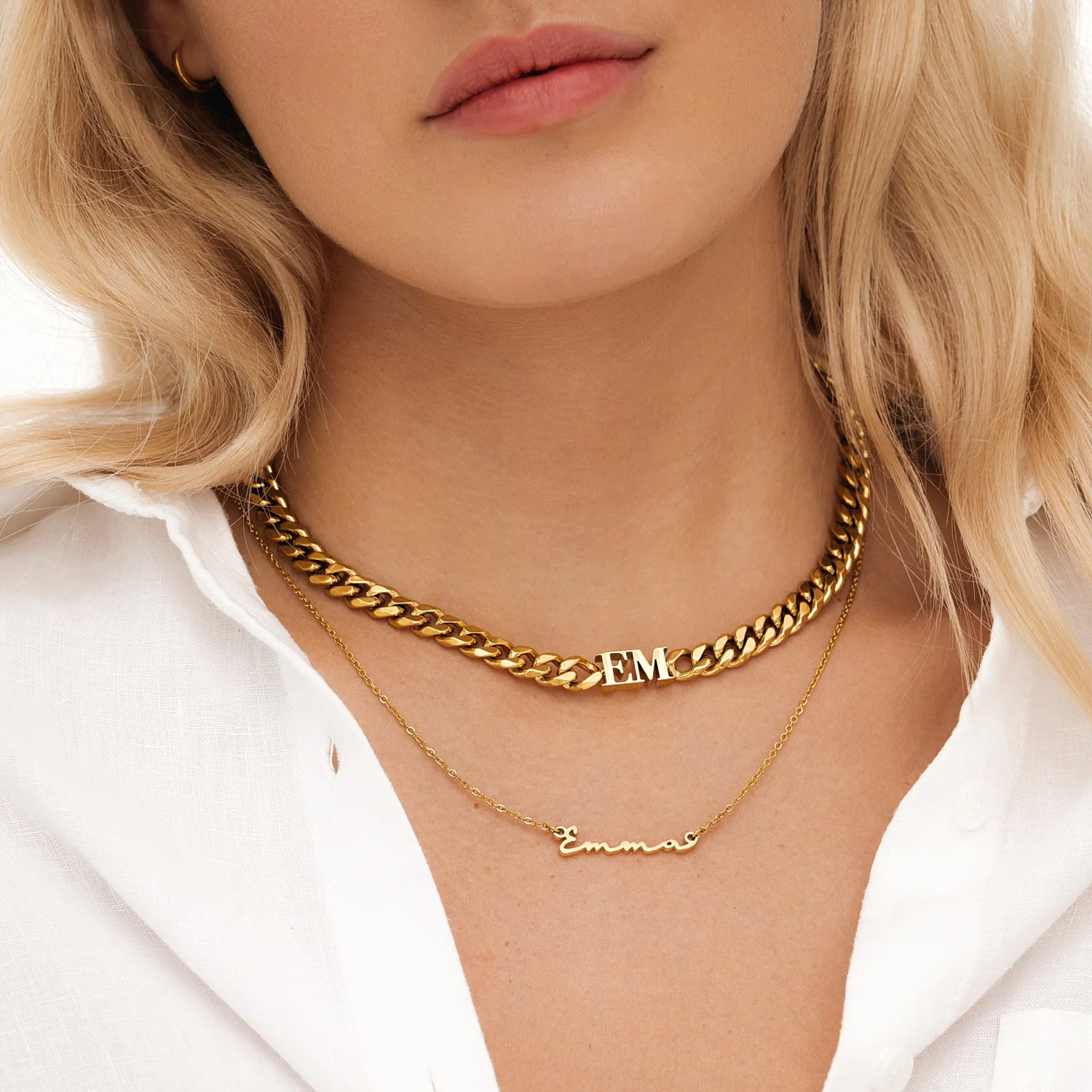 Initial Choker (Gold) - Image 9