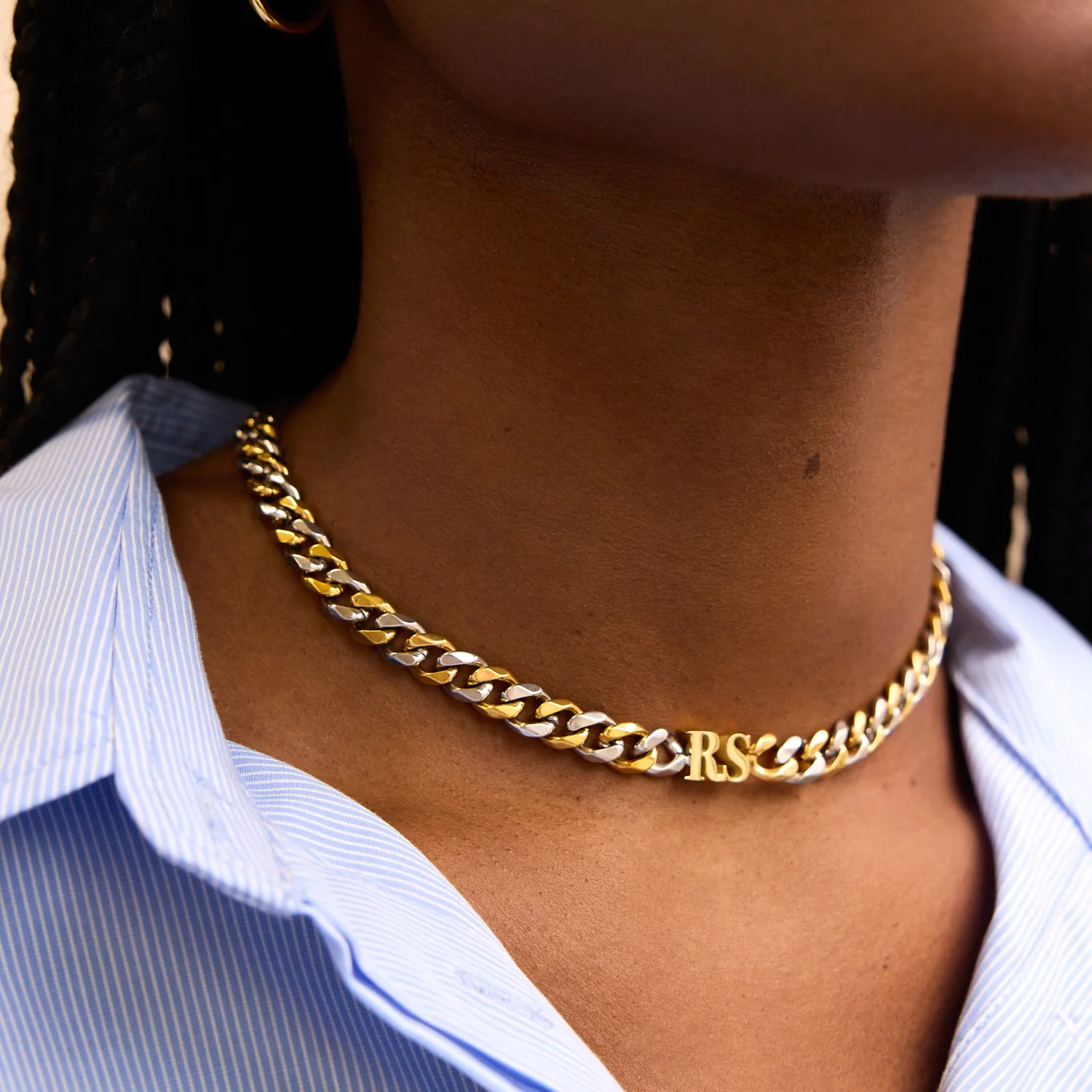 Initial Choker (Gold/Silver) - Image 5