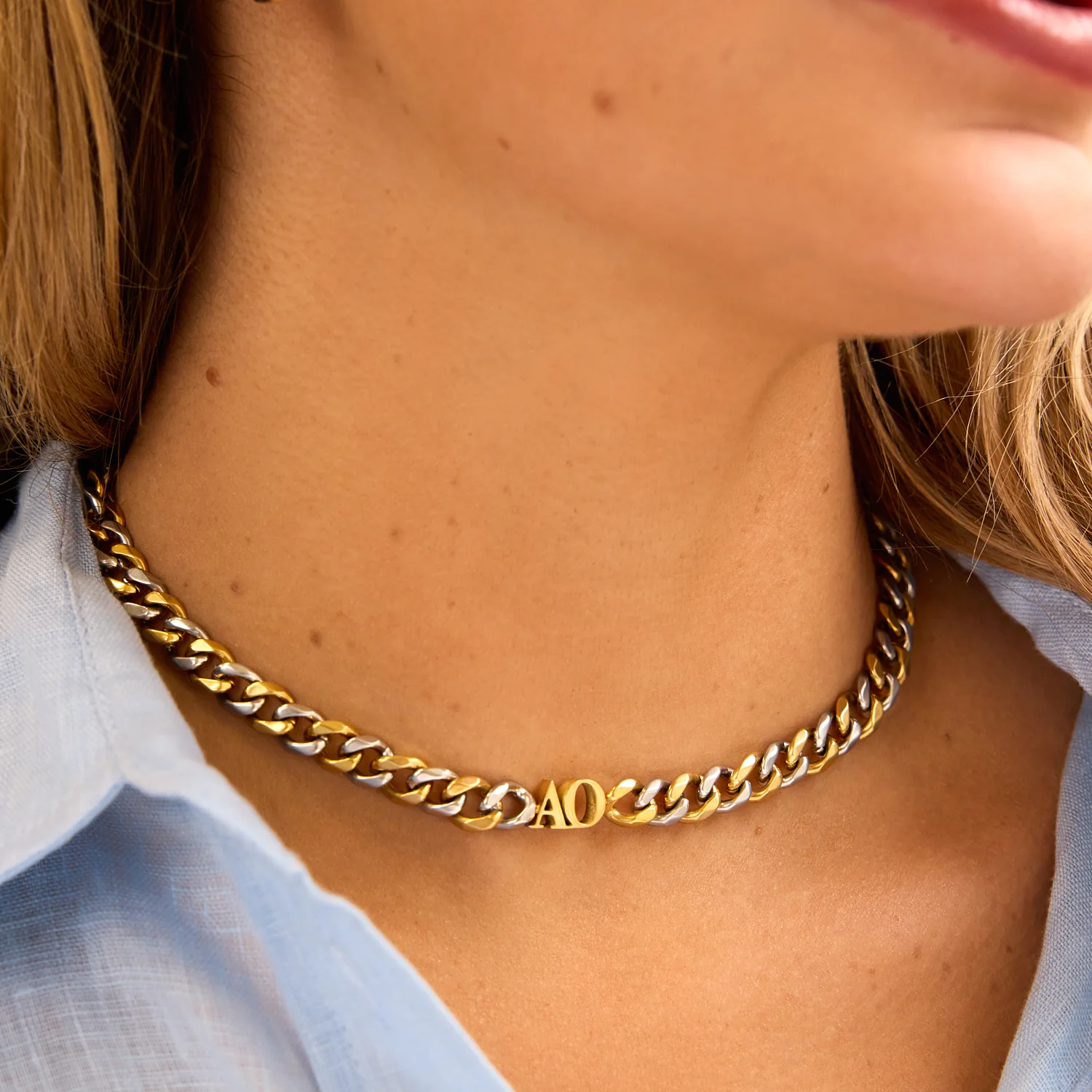 Initial Choker (Gold/Silver) - Image 7