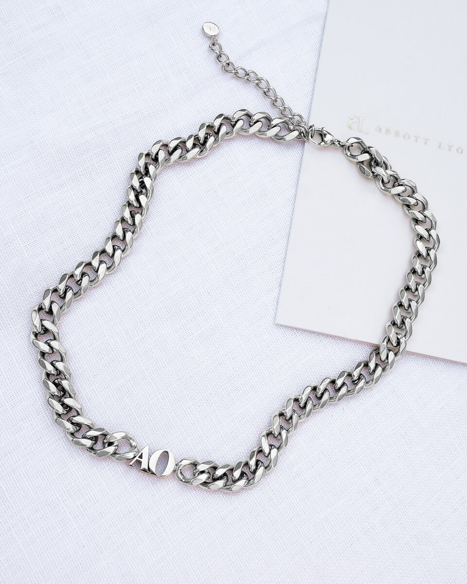 Initial Choker (Silver) - Image 6