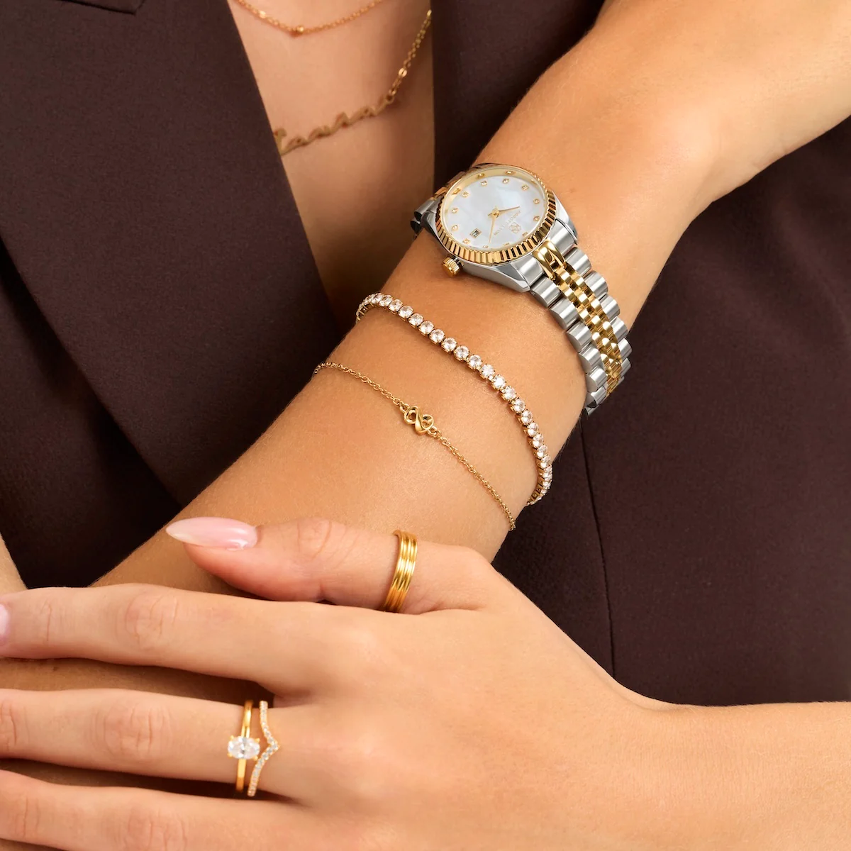 Made Mine Infinity Bracelet (Gold) - Image 3