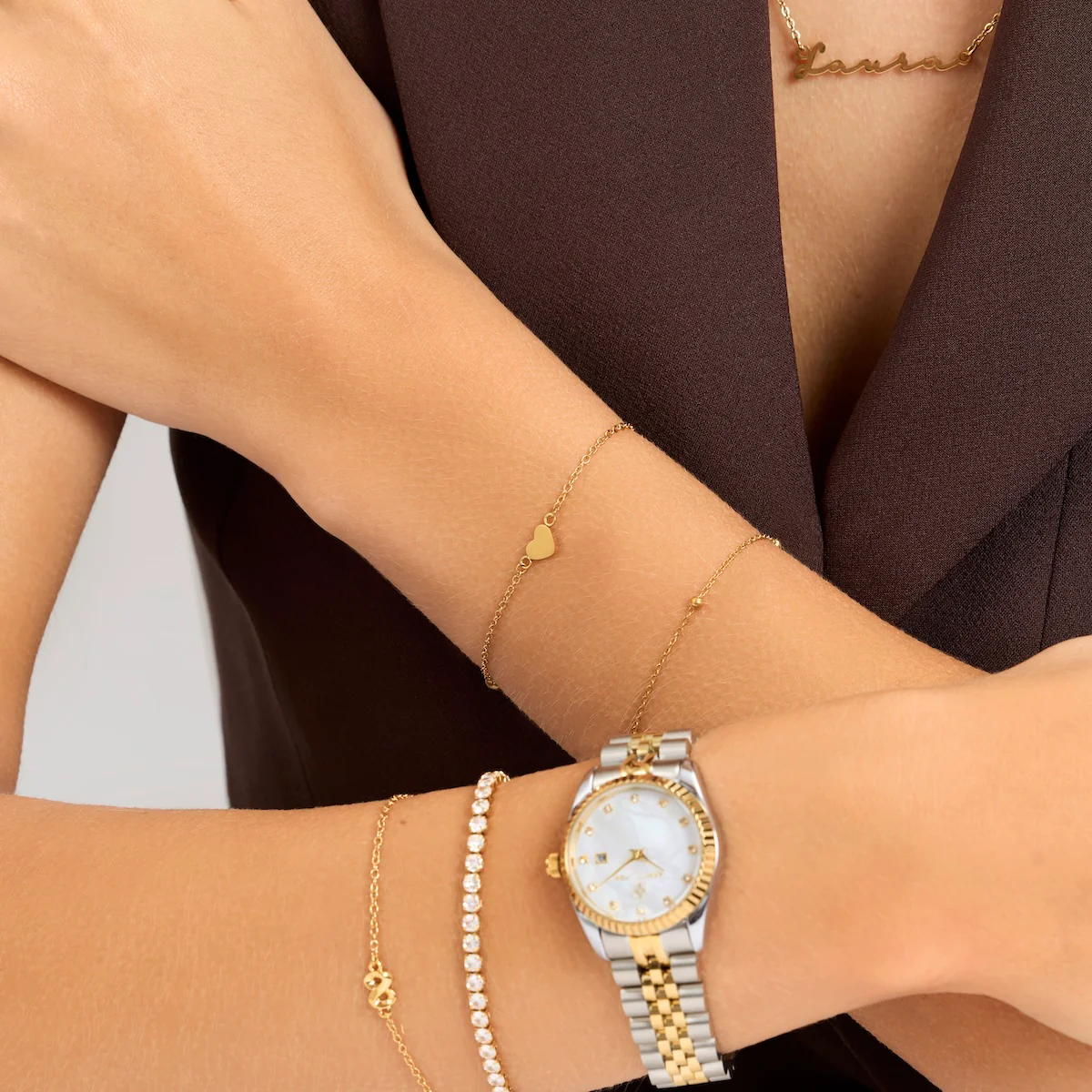 Made Mine Infinity Bracelet (Gold) - Image 5