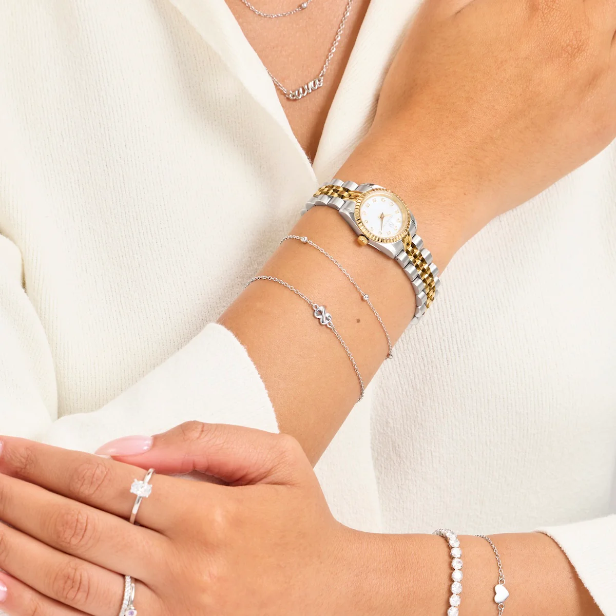 Made Mine Infinity Bracelet (Silver) - Image 3