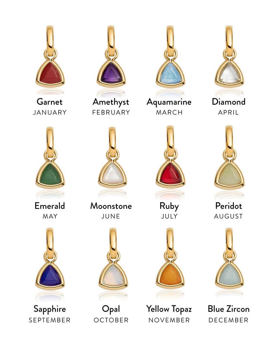 Mini Letter Sphere Chain Necklace (Gold) - Image 8