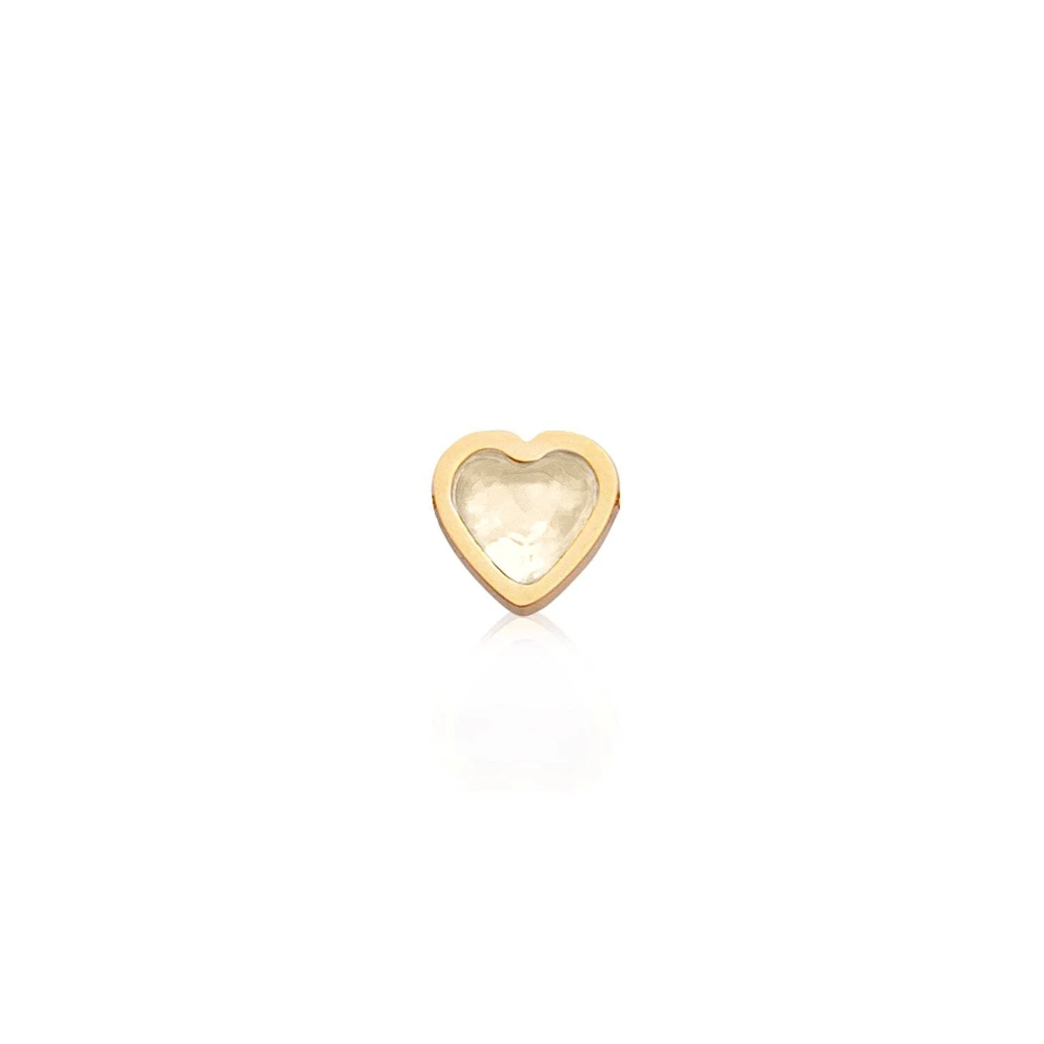 Mini Heart Birthstone Necklace (Gold) - Image 21