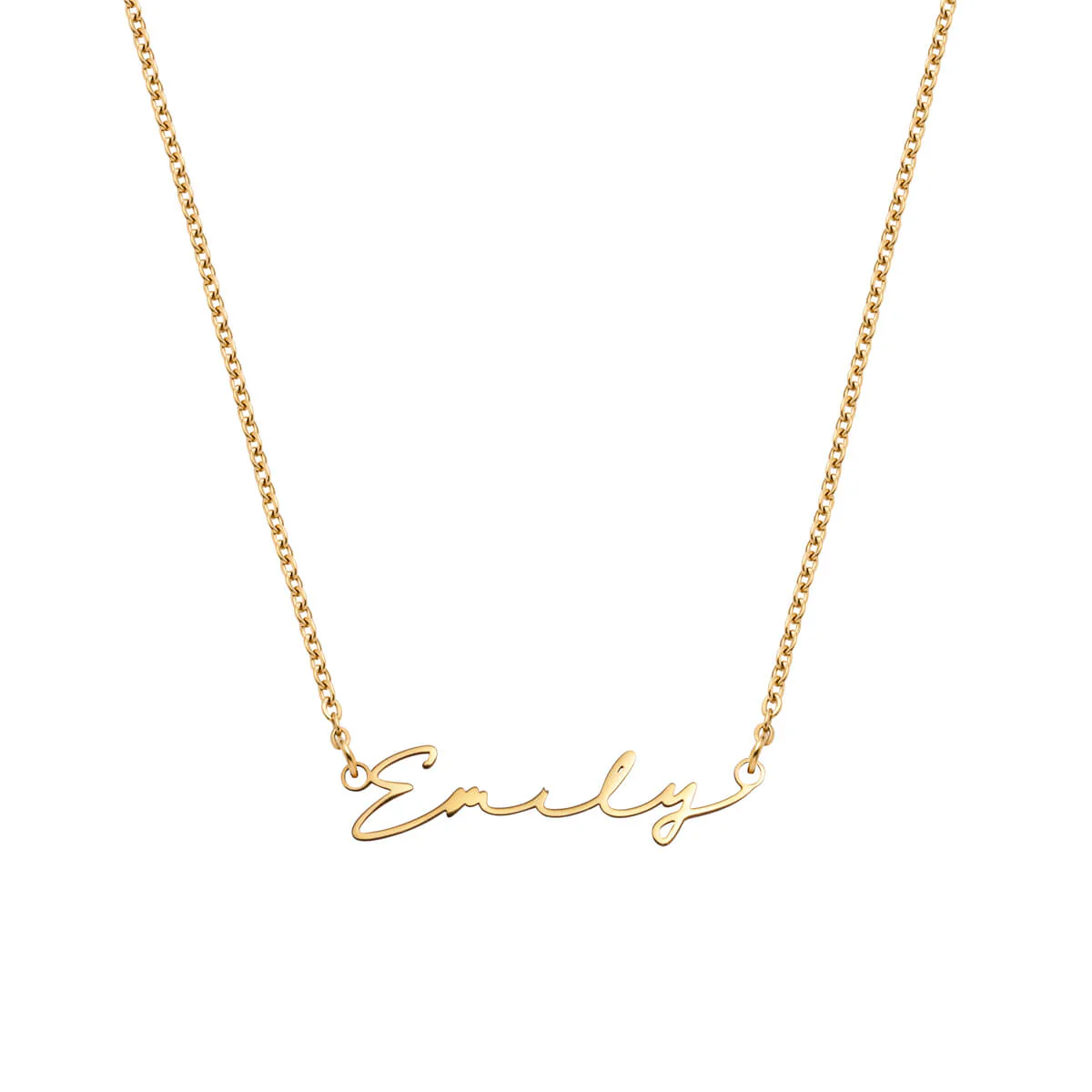 Signature Name Necklace (Gold) - Image 17