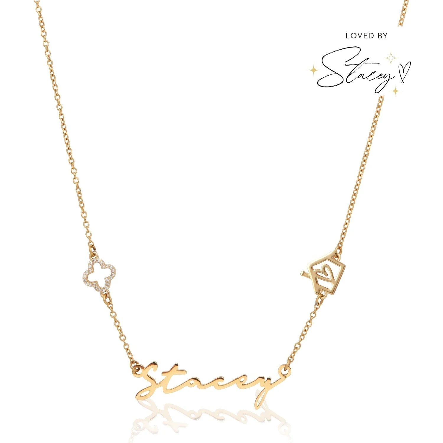 Signature Name Necklace (Gold) - Image 18