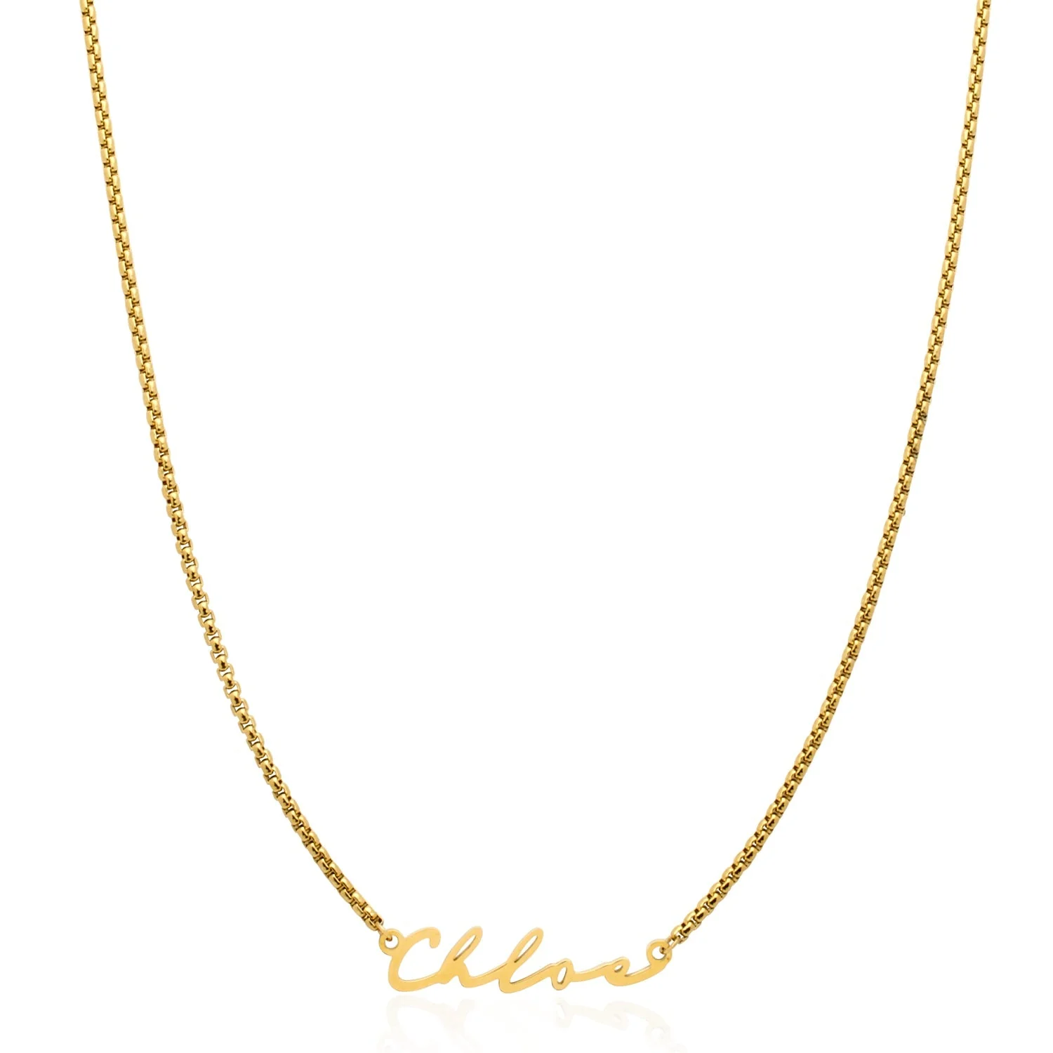 Signature Name Necklace (Gold) - Image 20