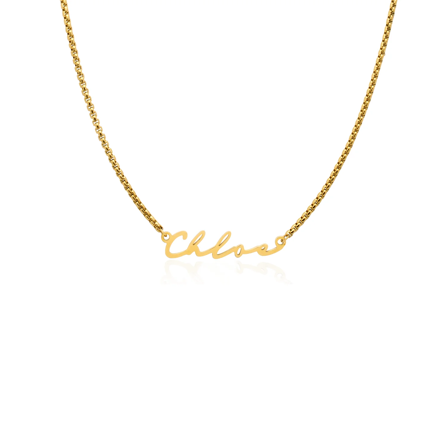 Signature Name Necklace (Gold) - Image 29