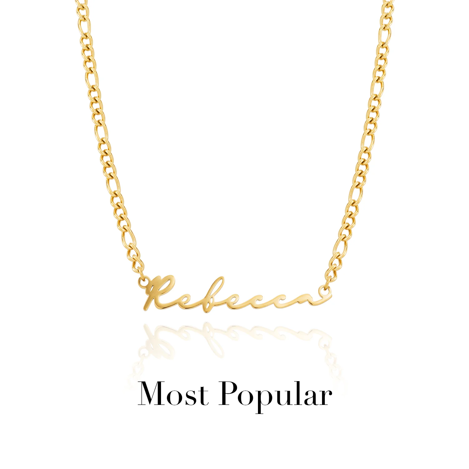 Signature Name Necklace (Gold) - Image 35