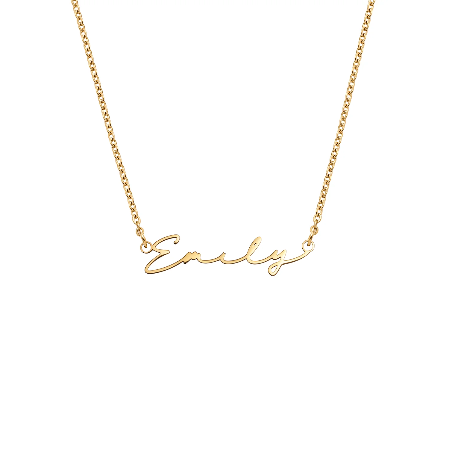 Signature Name Necklace (Gold) - Image 36