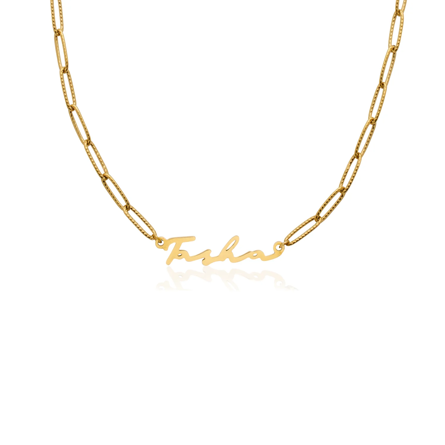 Signature Name Necklace (Gold) - Image 38