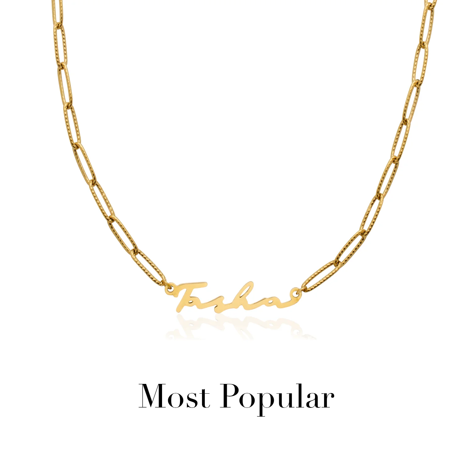 Signature Name Necklace (Gold) - Image 39