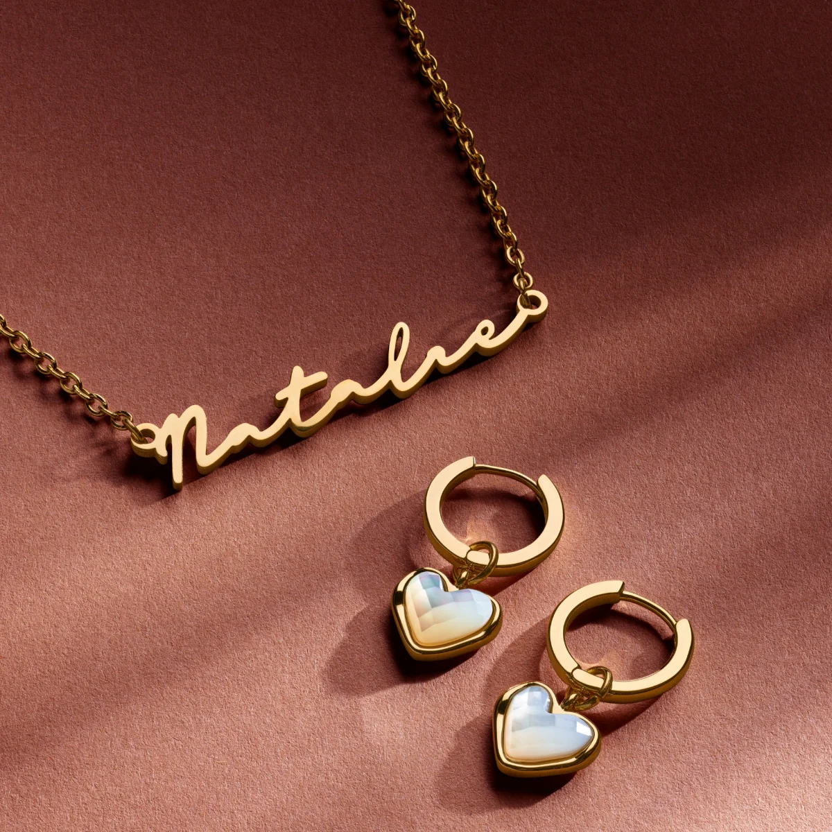 Signature Name Necklace (Gold) - Image 4