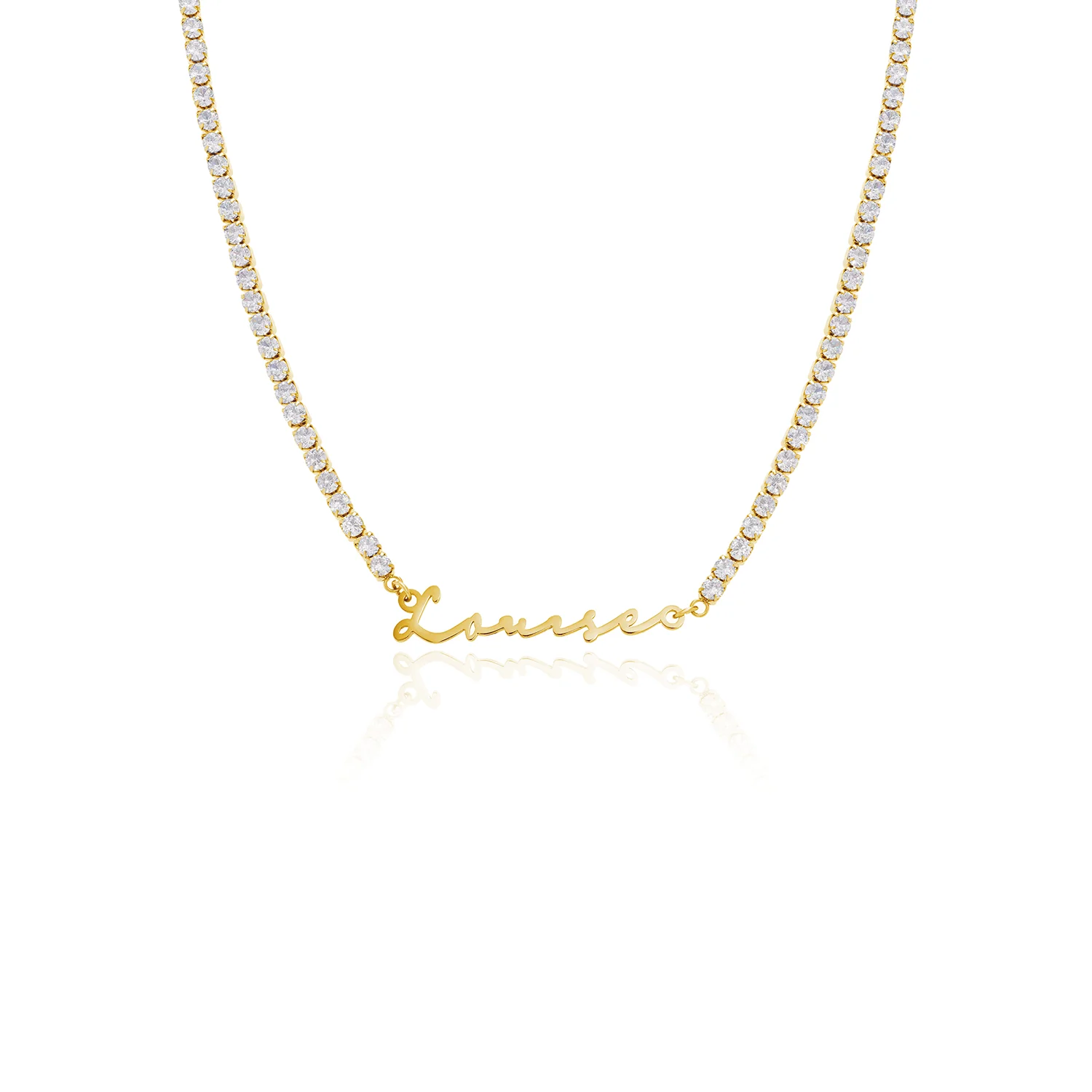Signature Name Necklace (Gold) - Image 40