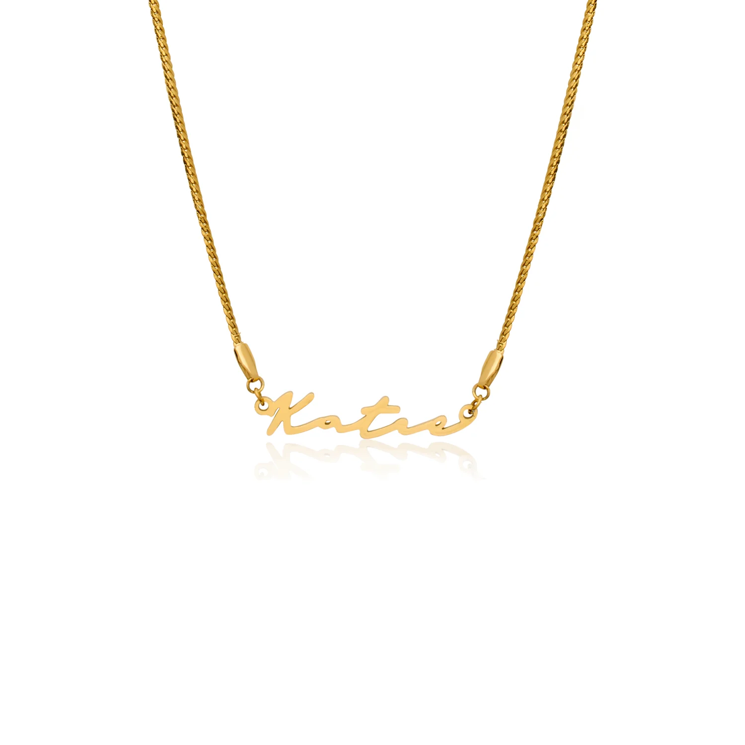Signature Name Necklace (Gold) - Image 44