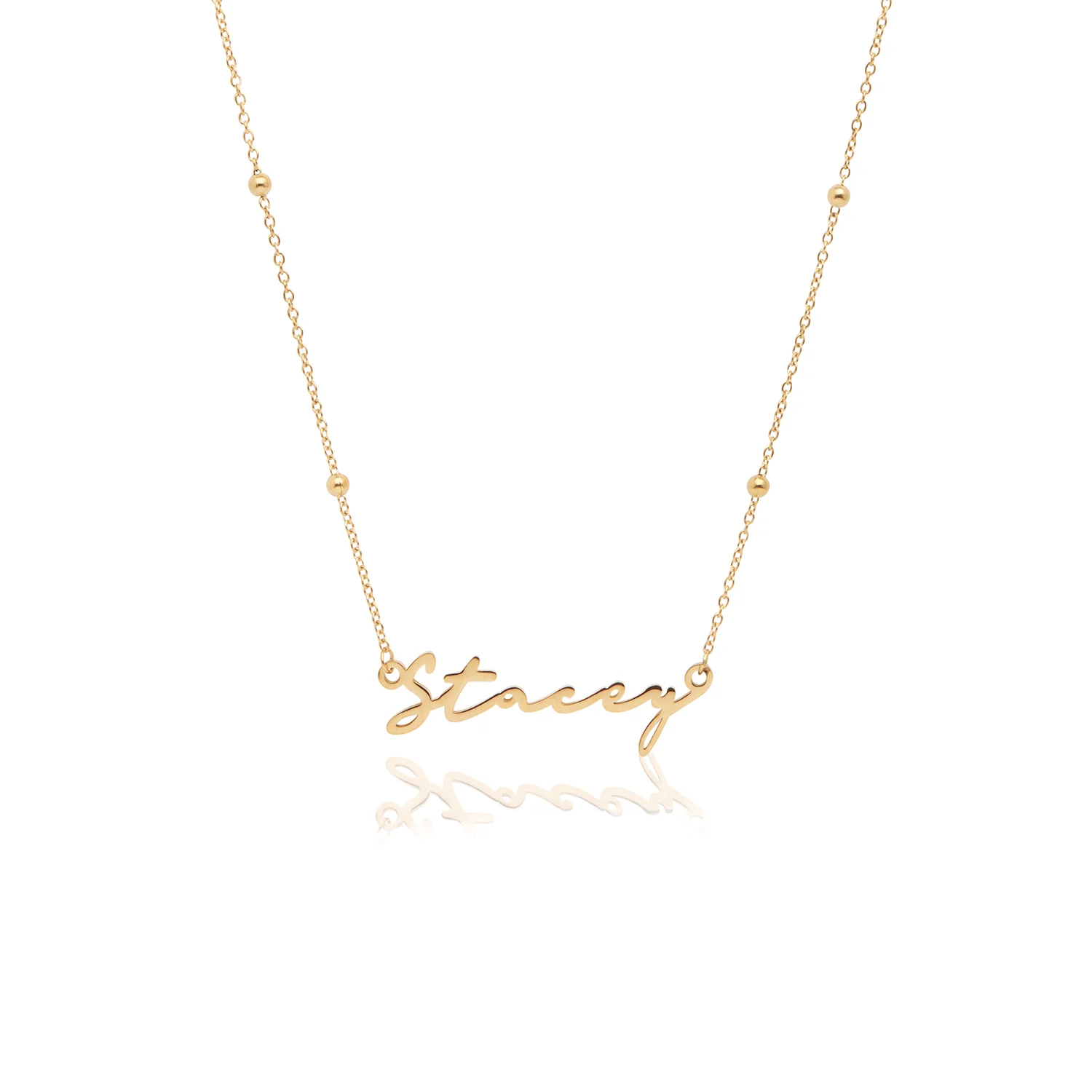 Signature Name Necklace (Gold) - Image 47