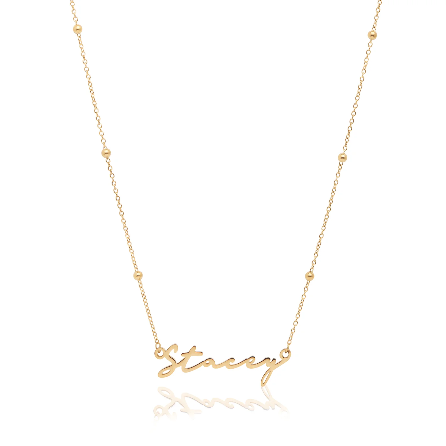 Signature Name Necklace (Gold) - Image 48