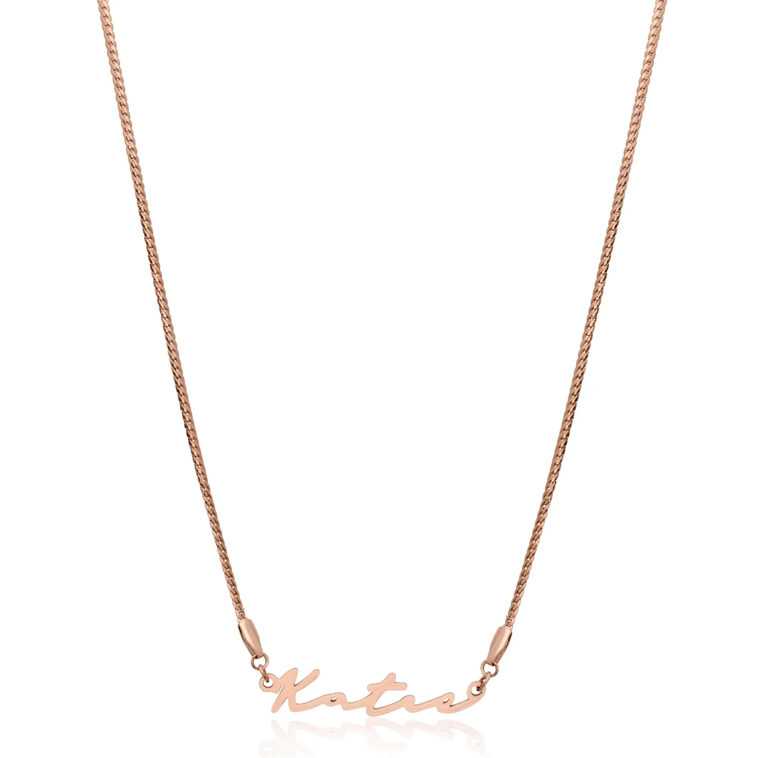 Signature Name Necklace (Rose Gold) - Image 15