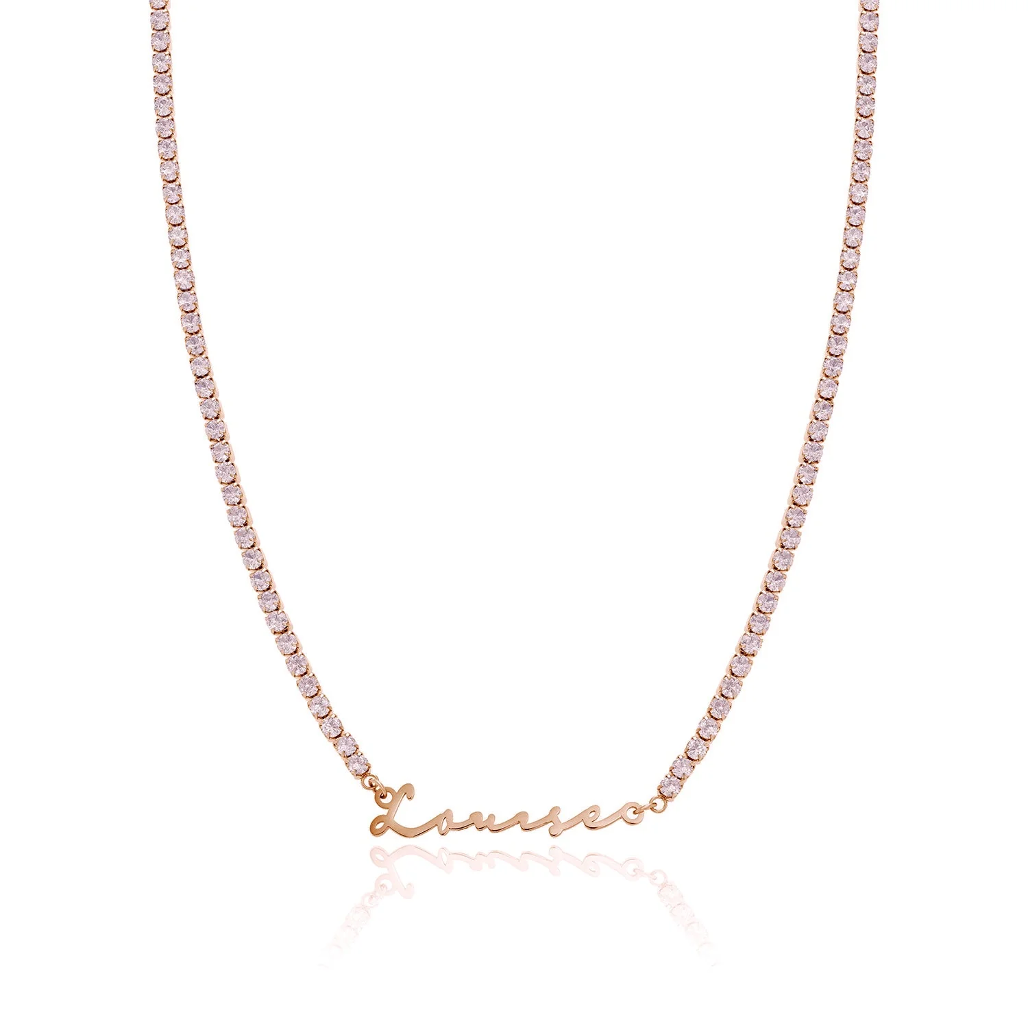 Signature Name Necklace (Rose Gold) - Image 16