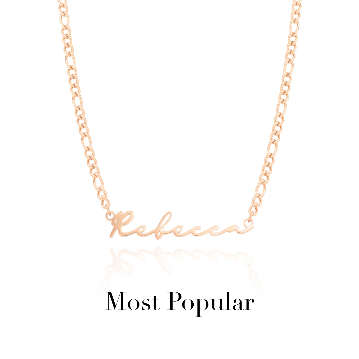 Signature Name Necklace (Rose Gold) - Image 22