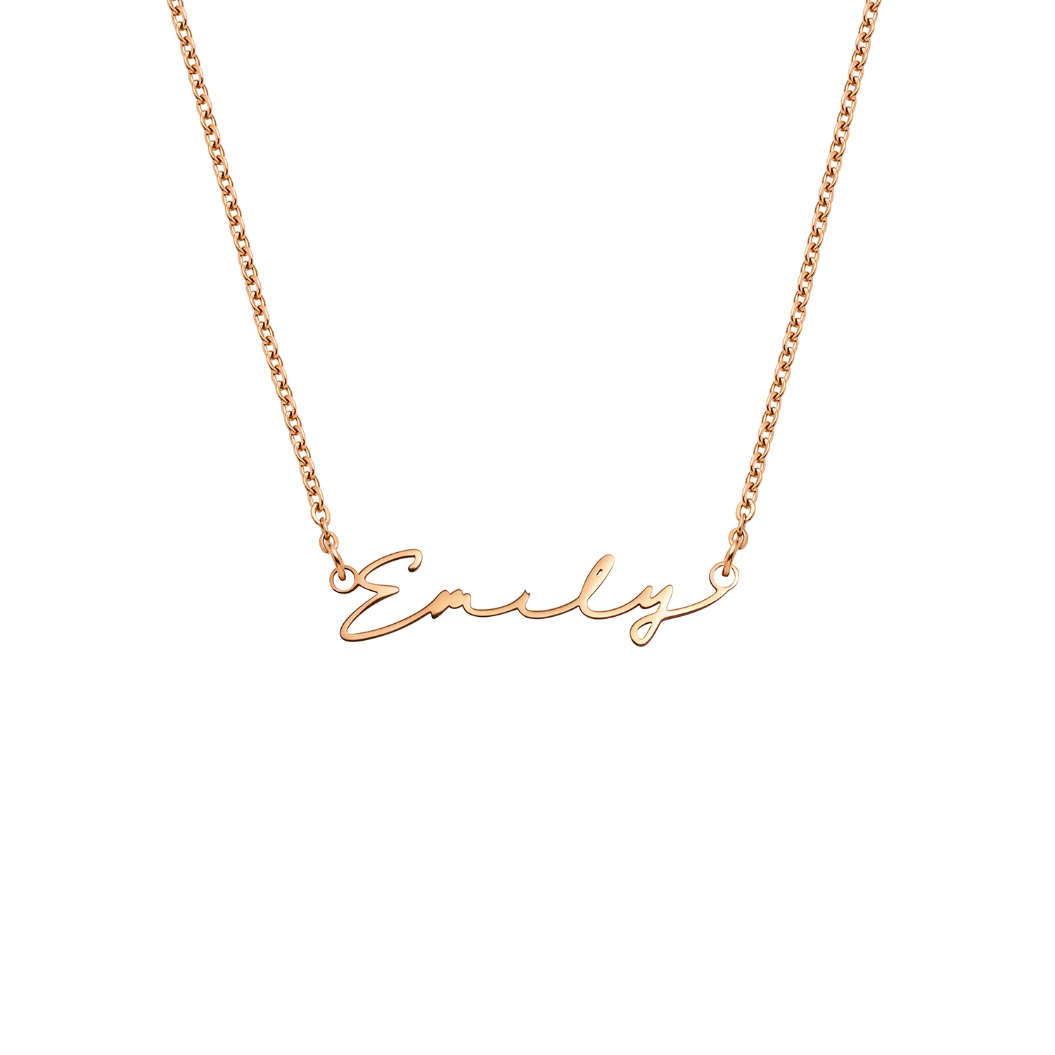 Signature Name Necklace (Rose Gold) - Image 23