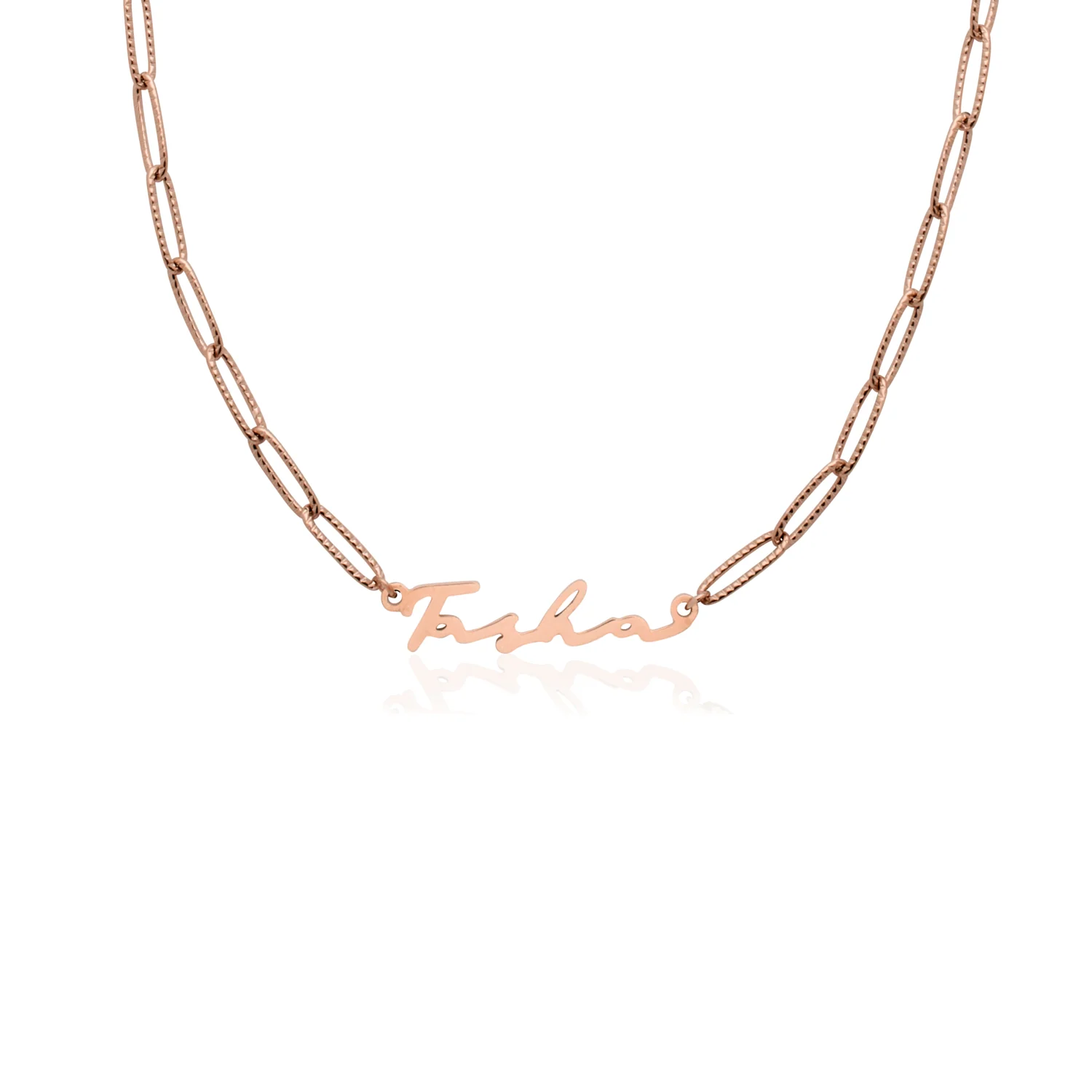 Signature Name Necklace (Rose Gold) - Image 25