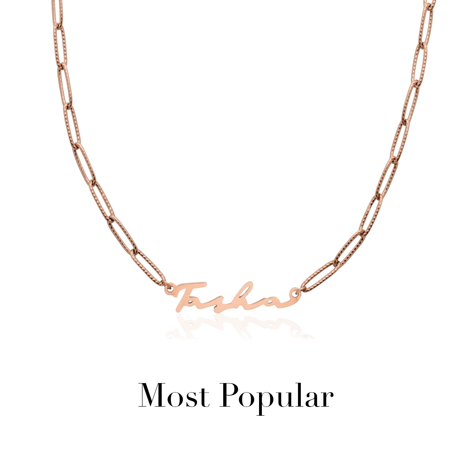 Signature Name Necklace (Rose Gold) - Image 26