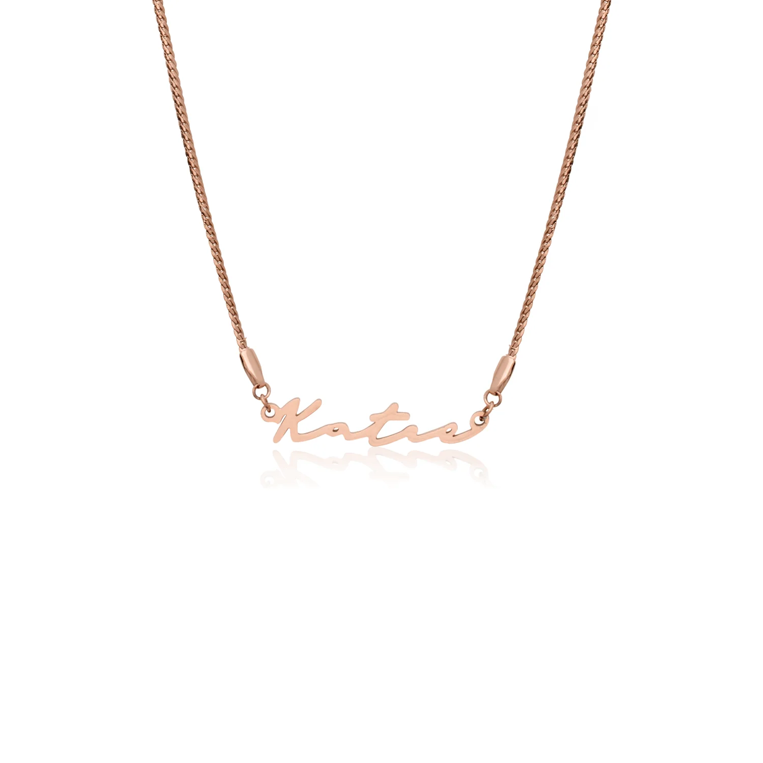 Signature Name Necklace (Rose Gold) - Image 29