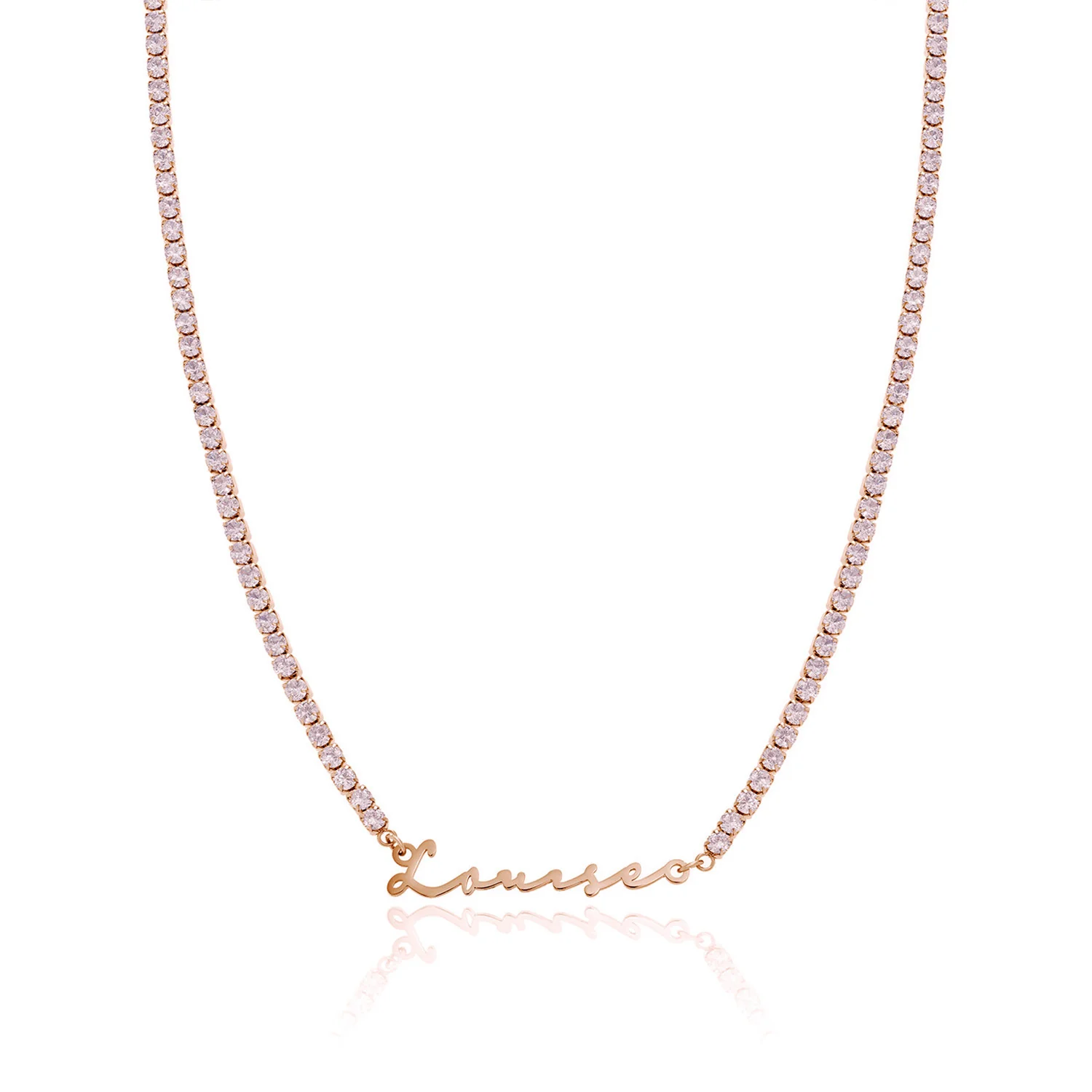 Signature Name Necklace (Rose Gold) - Image 34