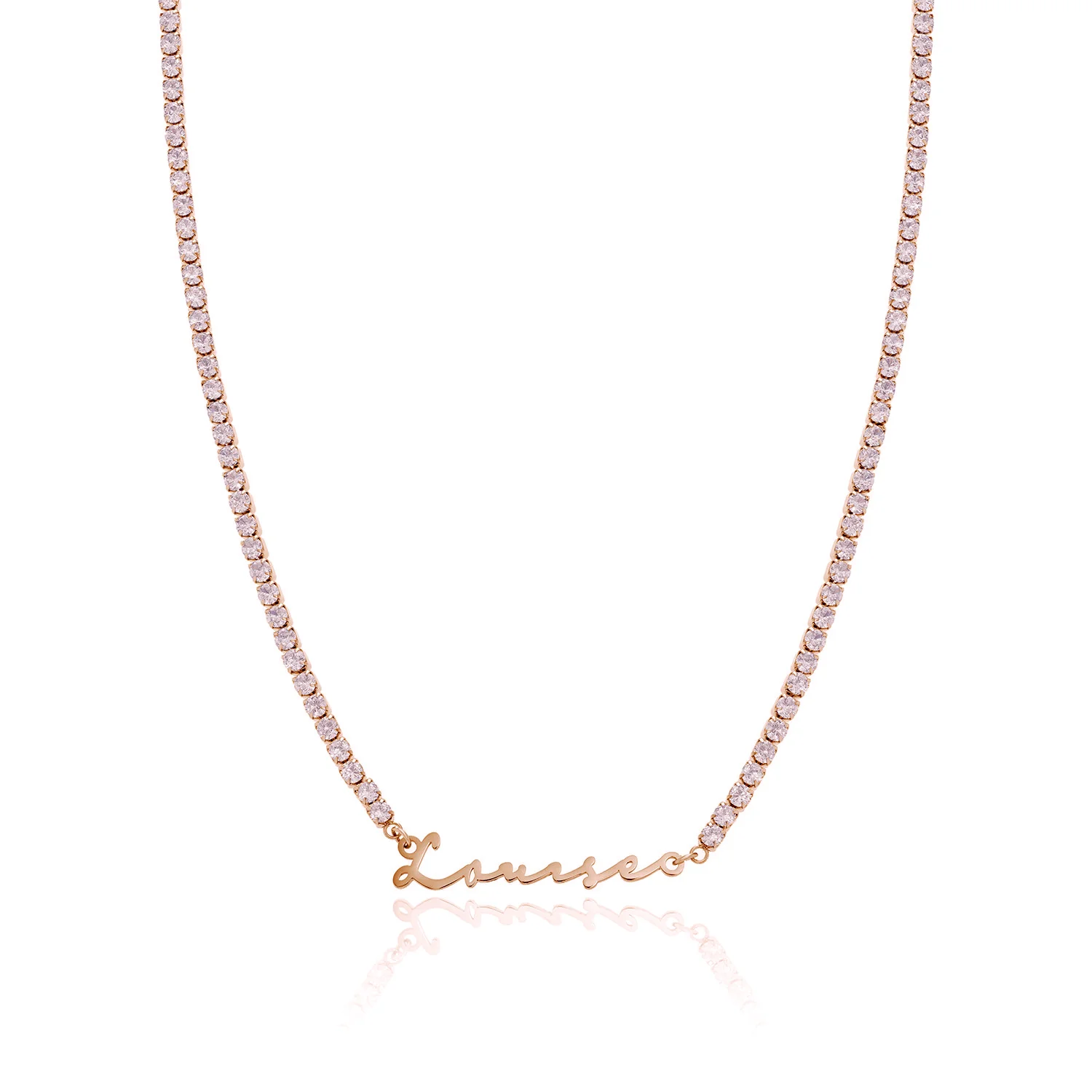 Signature Name Necklace (Rose Gold) - Image 35