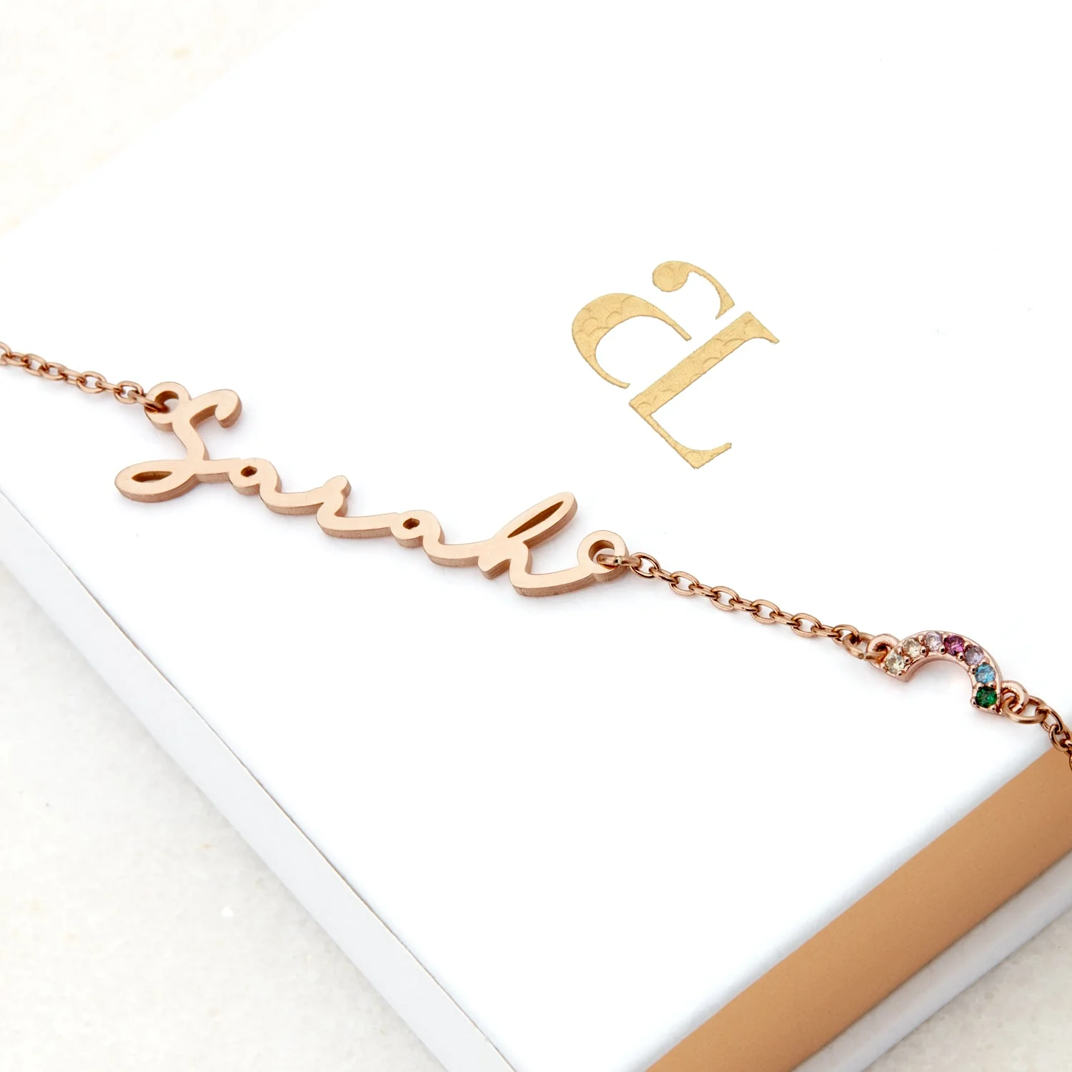 Signature Name Necklace (Rose Gold) - Image 4