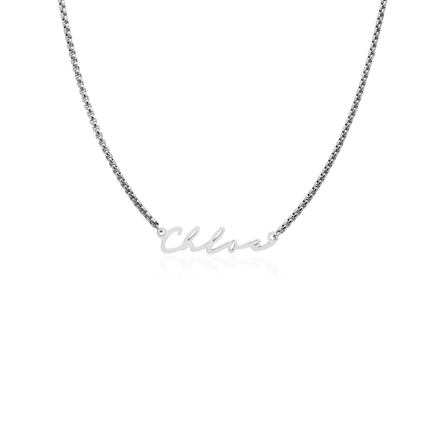 Signature Name Necklace (Silver) - Image 23