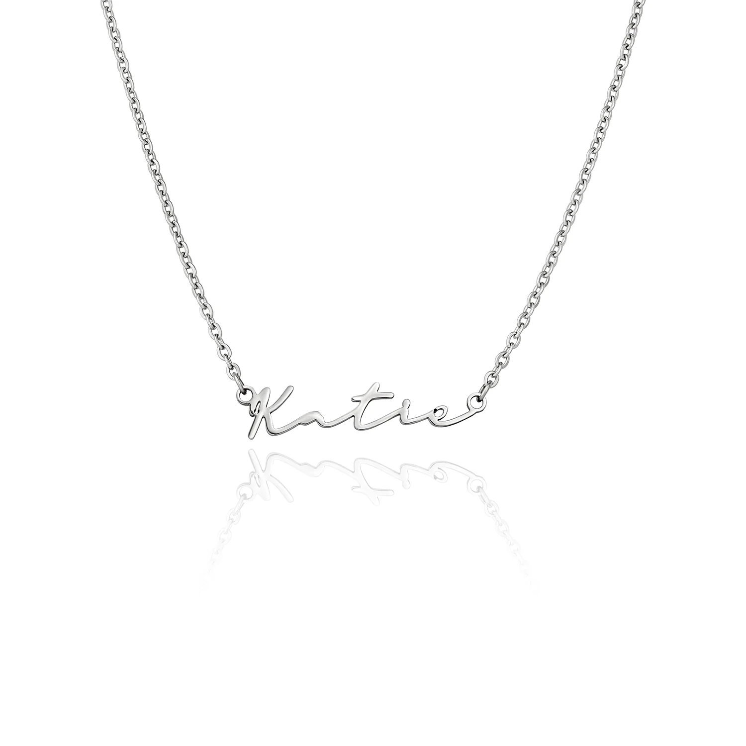 Signature Name Necklace (Silver) - Image 30