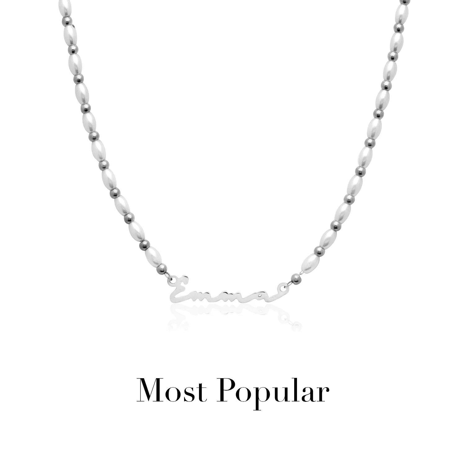 Signature Name Necklace (Silver) - Image 37