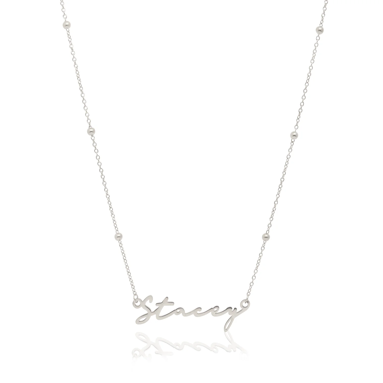 Signature Name Necklace (Silver) - Image 40