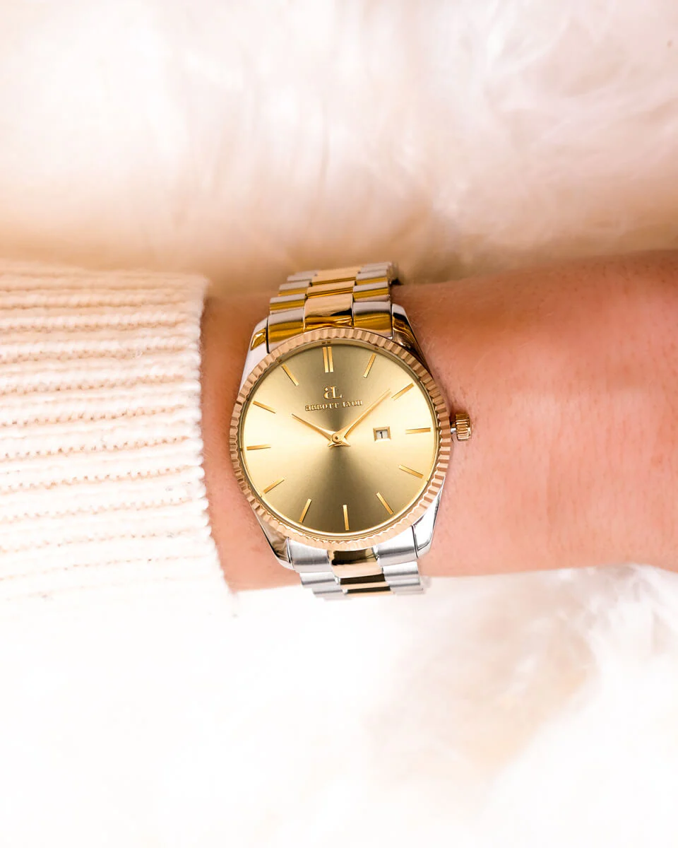 Silver Chain Champagne Belgravia 36 Watch - Image 5