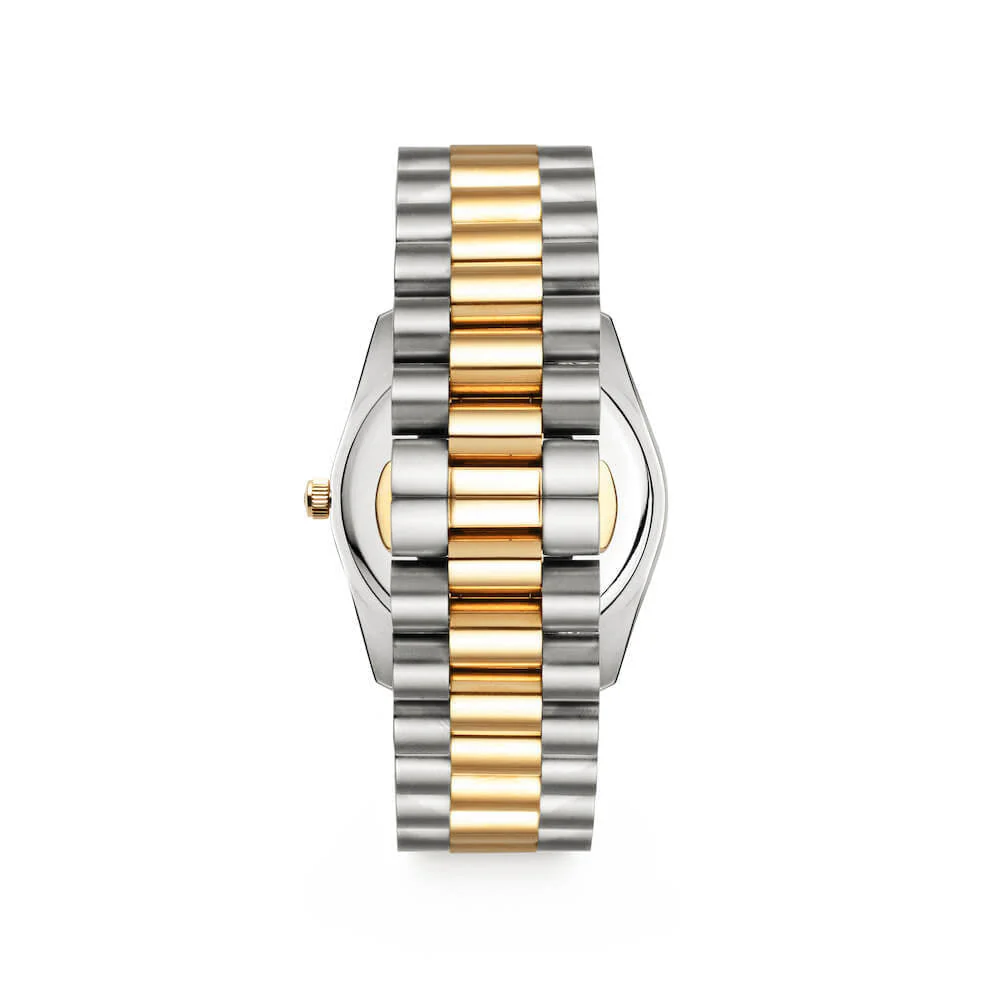 Silver Chain Champagne Belgravia 36 Watch - Image 6