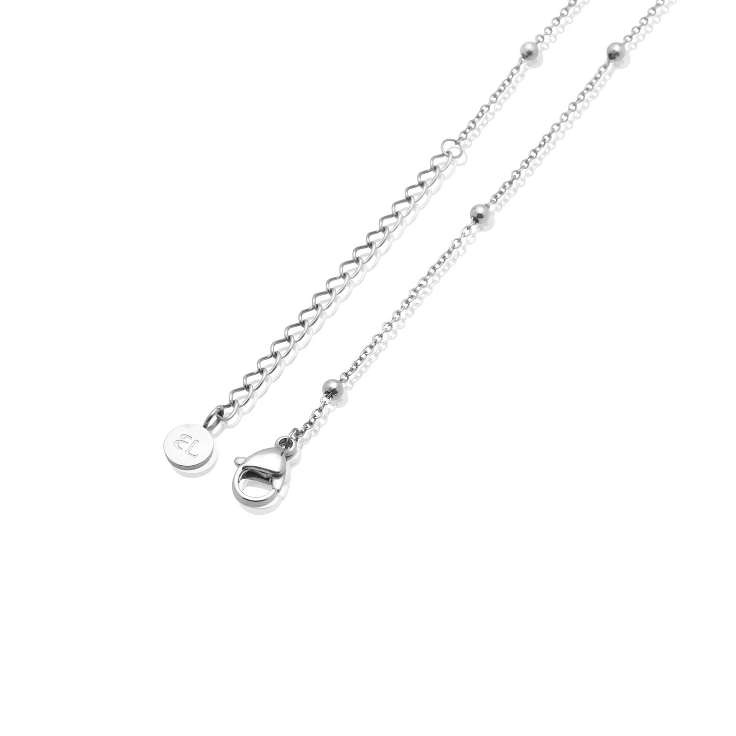 Initial Necklace (Silver) - Image 7