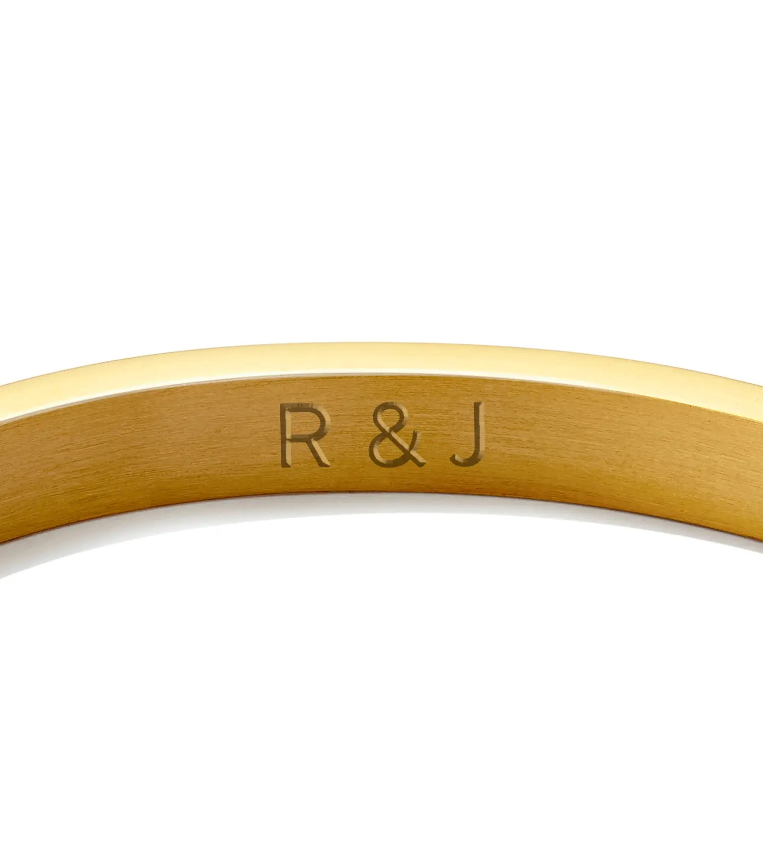 Statement Crystal Heart Bangle (Gold) - Image 5