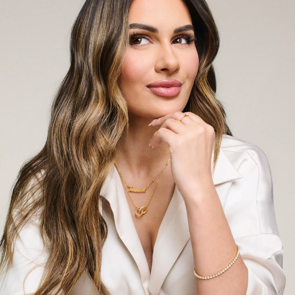 Tennis Bracelet (Gold) - Image 3