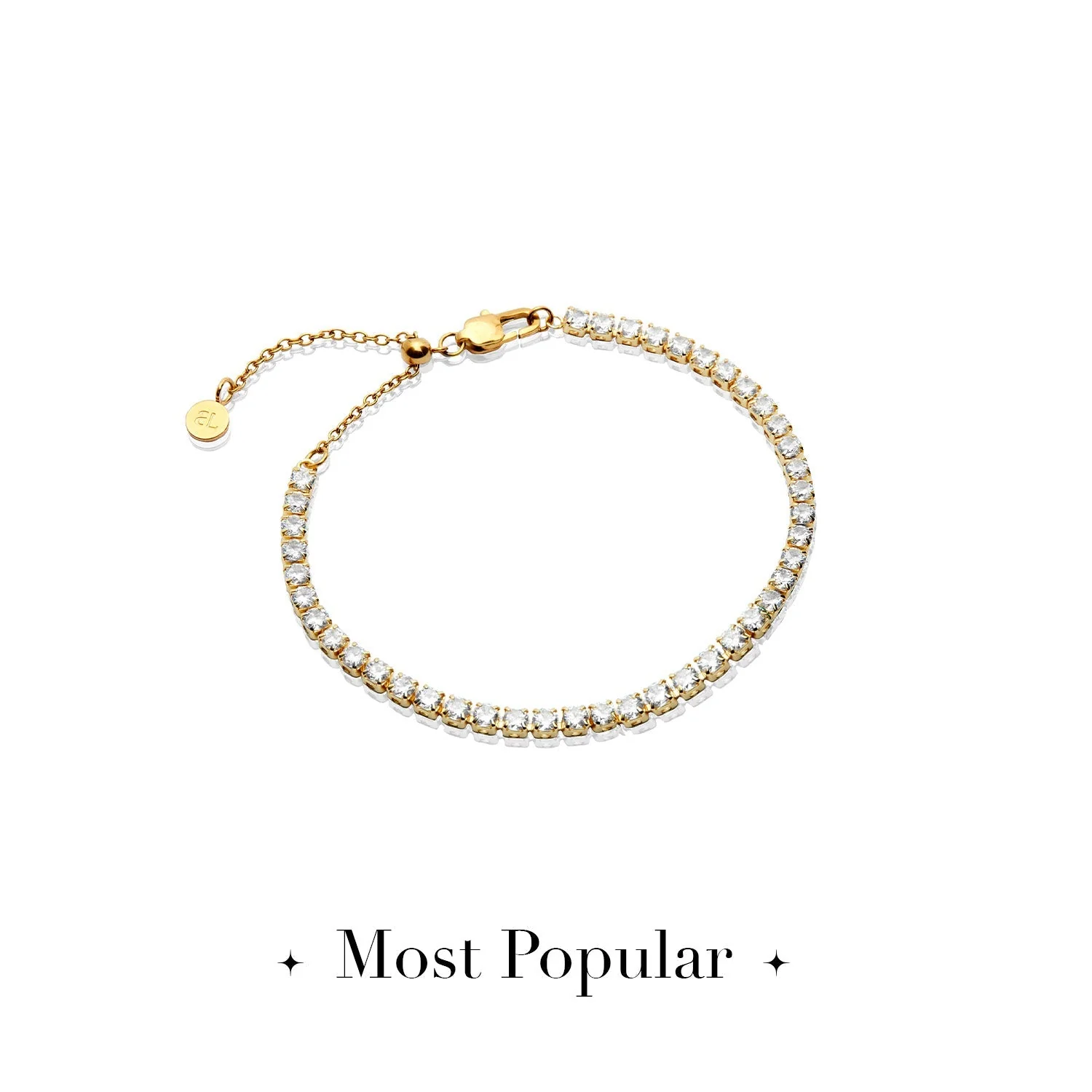 Tennis Bracelet (Gold) - Image 6